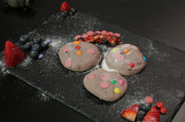 Cookie violeta | Band Receitas