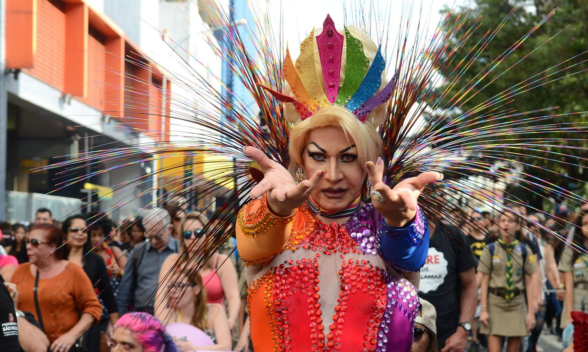 No domingo (19) é a vez da Parada LGBTQIA+ tomar a principal avenida de São Paulo Rovena Rosa / Agência Brasil