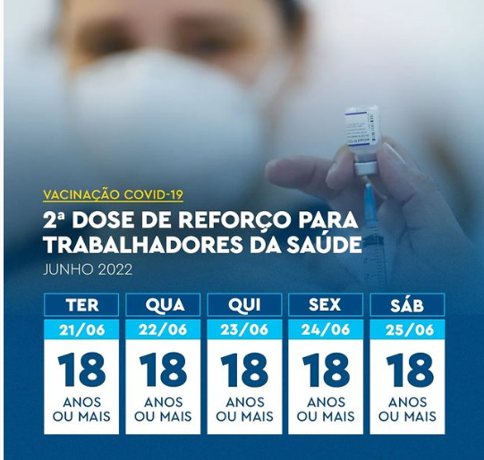 Doses devem ter quatro meses de intervalo Divulgação/Prefeitura do Rio