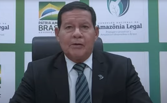 O vice-presidente Hamilton Mourão BandNews FM