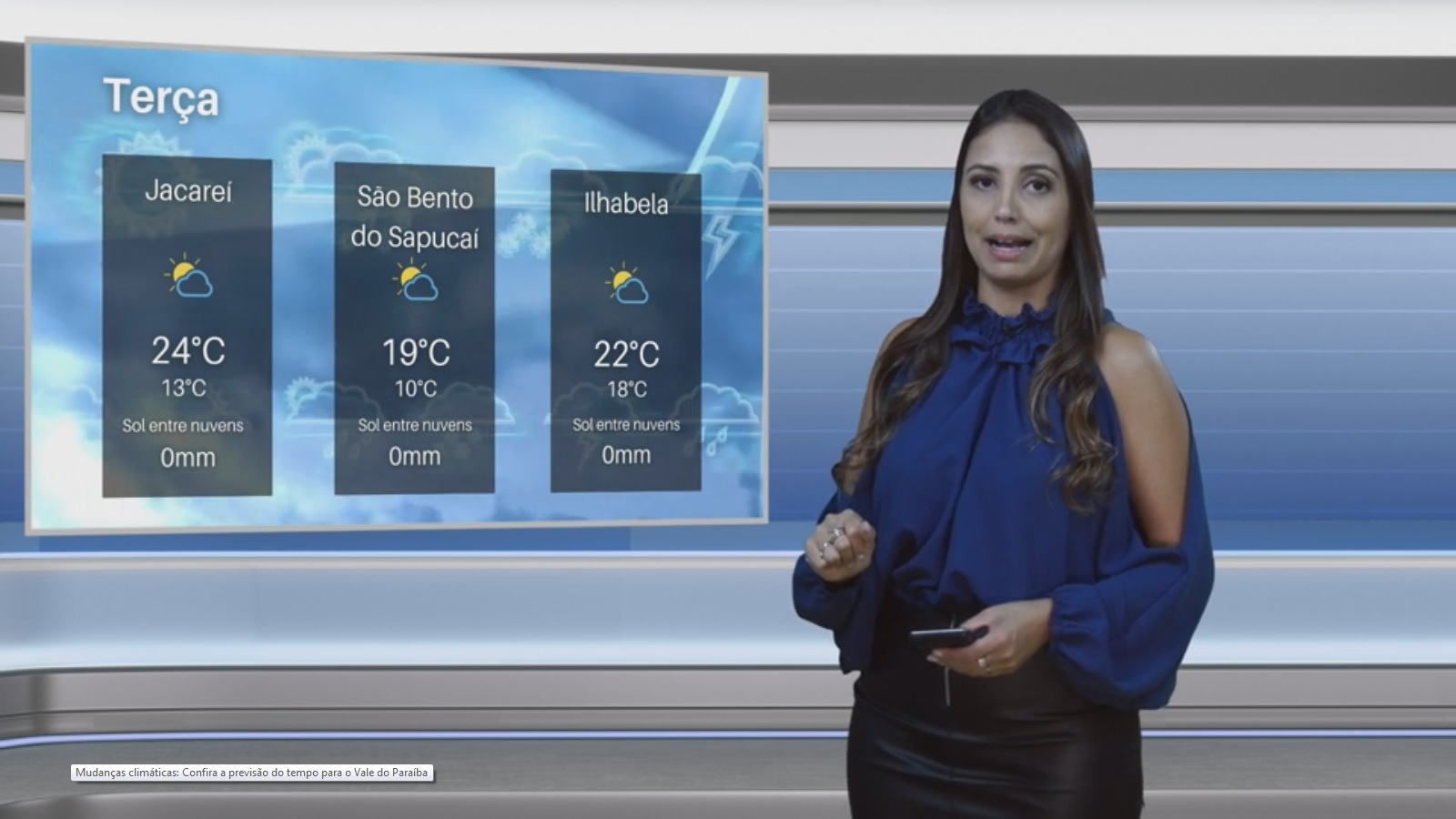 Mudanças climáticas: Previsão do tempo para o Vale do Paraíba para esta terça Reprodução/X Weather Meteorologia