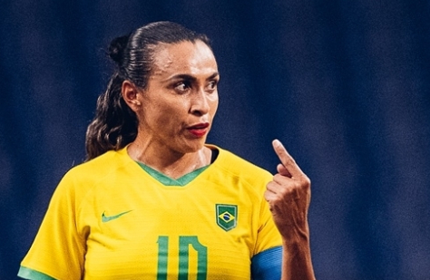 Marta é a única brasileira em times ideais do sindicato dos atletas