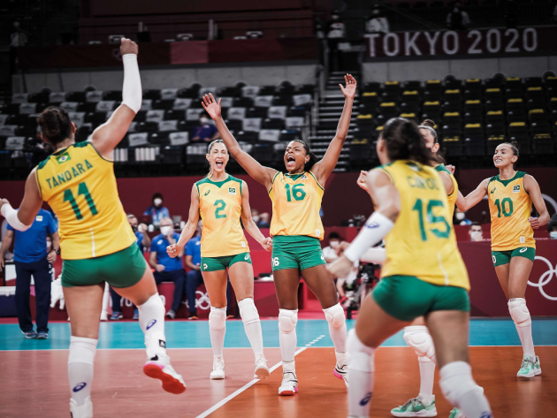 Brasil bate a República Dominicana no tie-break e vence a segunda em Tóquio