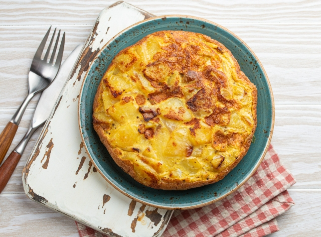 Fritada com batata é opção deliciosa para uma refeição vegetariana Envato Elements