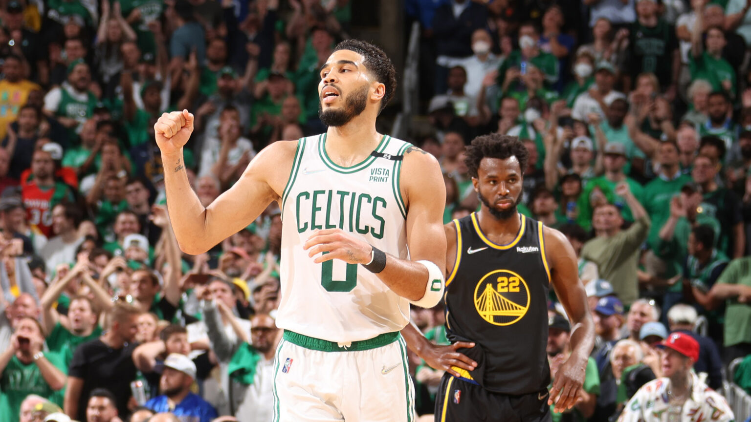 Jayson Tatum foi um dos destaques do jogo Divulgação/ NBA