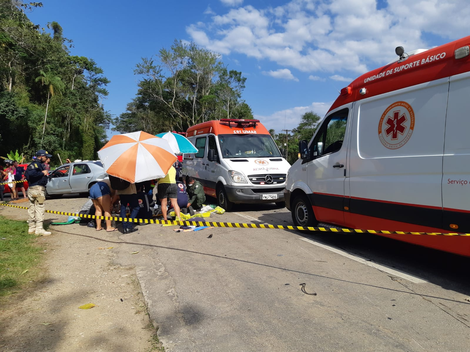 Acidente na Rio-Santos deixa um morto e dois feridos no trecho de Ubatuba Reprodução/PRF