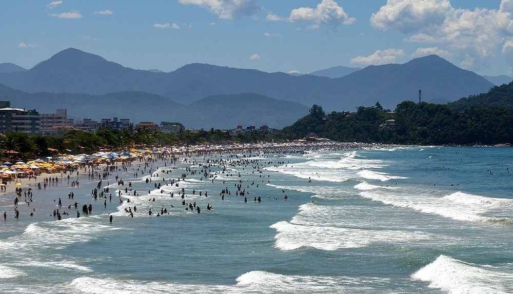 Estação é marcada pelas altas temperaturas e pelas chuvas volumosas Divulgação/ Prefeitura de Ubatuba