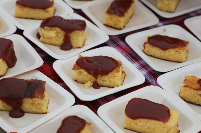 Bolo de milho com calda de goiabada faz sucesso no MasterChef Melissa Haidar/Band