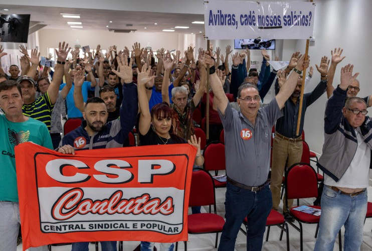 Foto/ Roosevelt Cássio Assembleia na sede do Sindicato