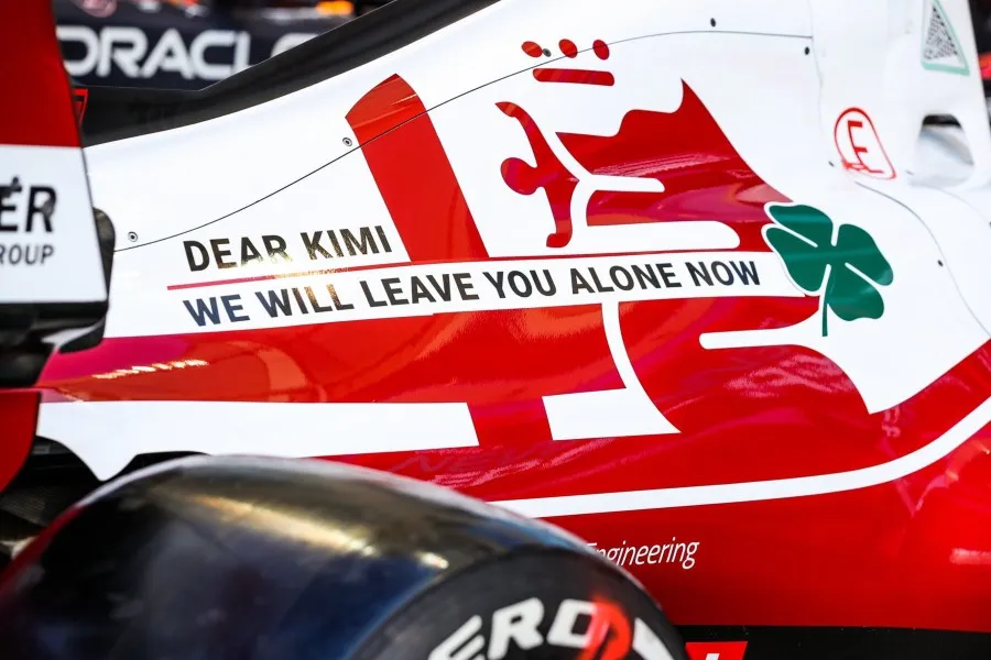 Equipe lembro frase de Raikkonen no GP de Abu Dhabi de 2012 em tributo ao finlandês