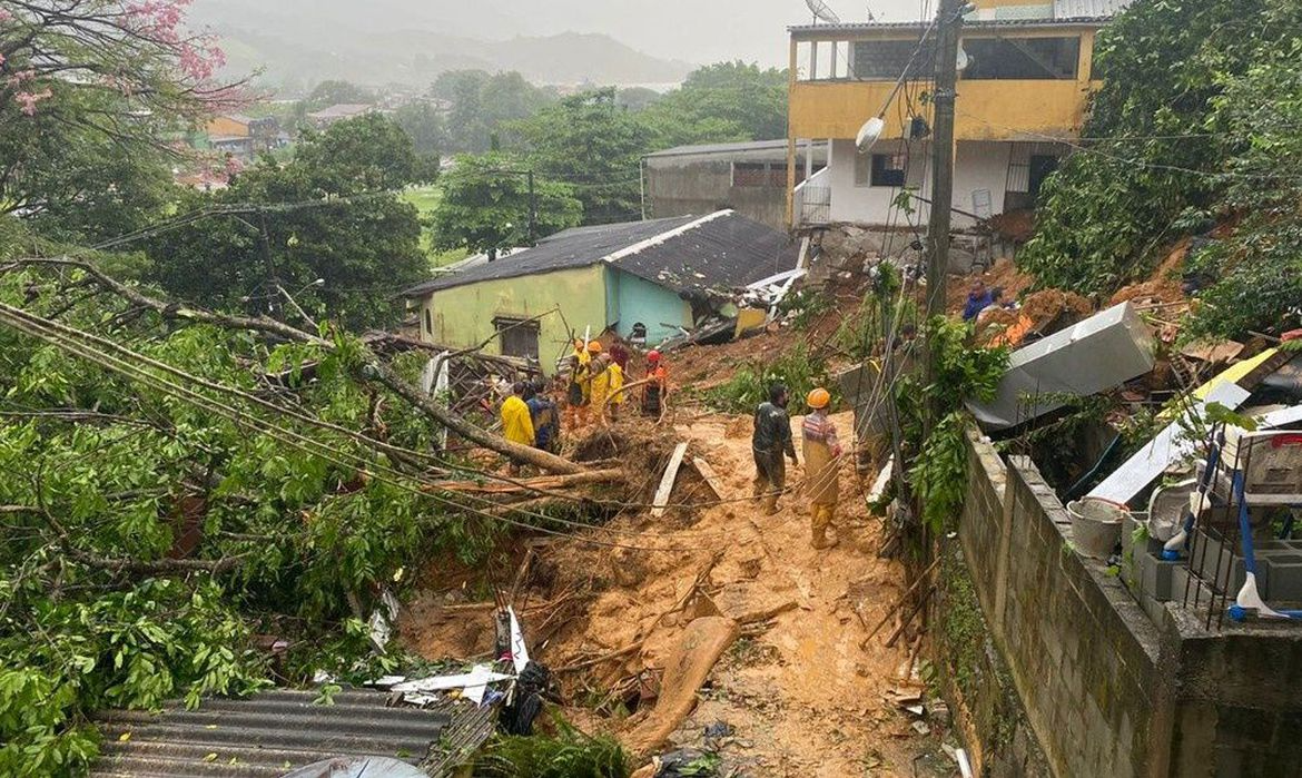 Temporais causaram grande estrago e mortes na cidade Reprodução/Prefeitura de Angra dos Reis