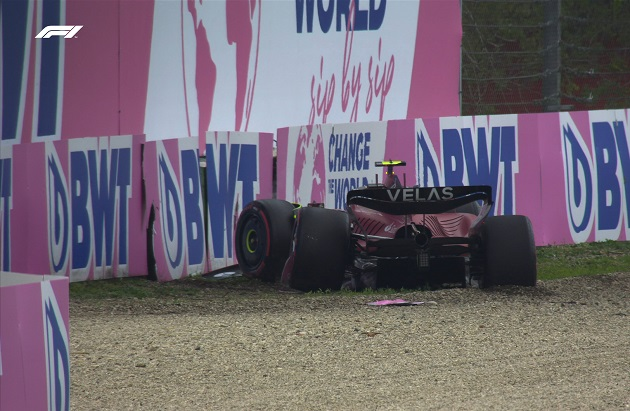 Carlos Sainz, em Imola F1