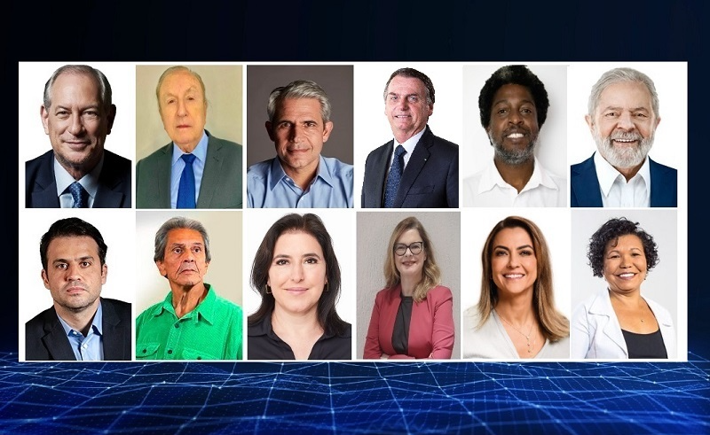 Candidatos à presidência cumprem agenda nesta quarta (24) Reprodução/TV Band