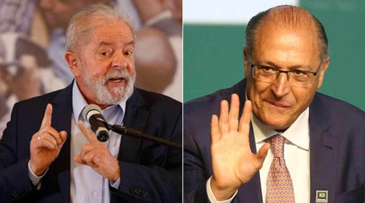 Lula volta a falar da possibilidade de uma aliança com Alckmin para 2022 Montagem G1