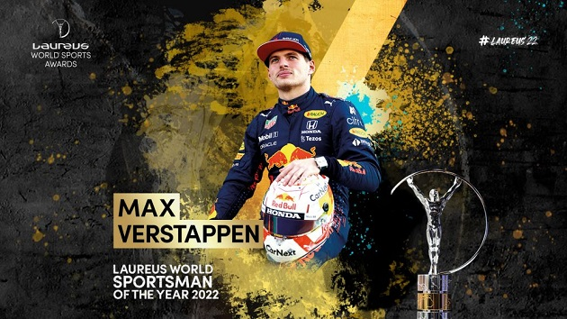 Verstappen é eleito esportista do ano F1