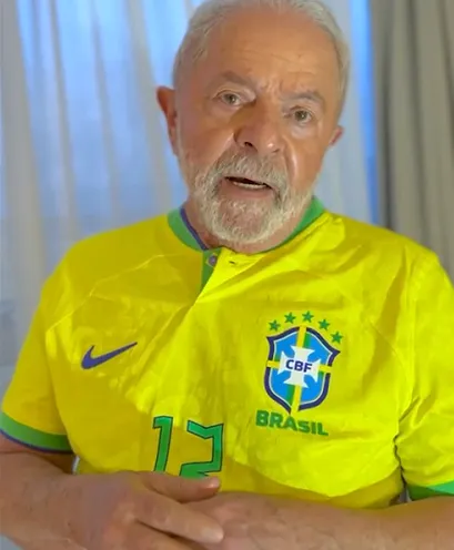 Lula manda recado para Seleção Brasileira e para Pelé