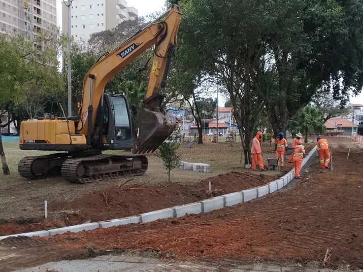 Trecho da zona sul de SJC passa por obras  Divulgação/PMSJC