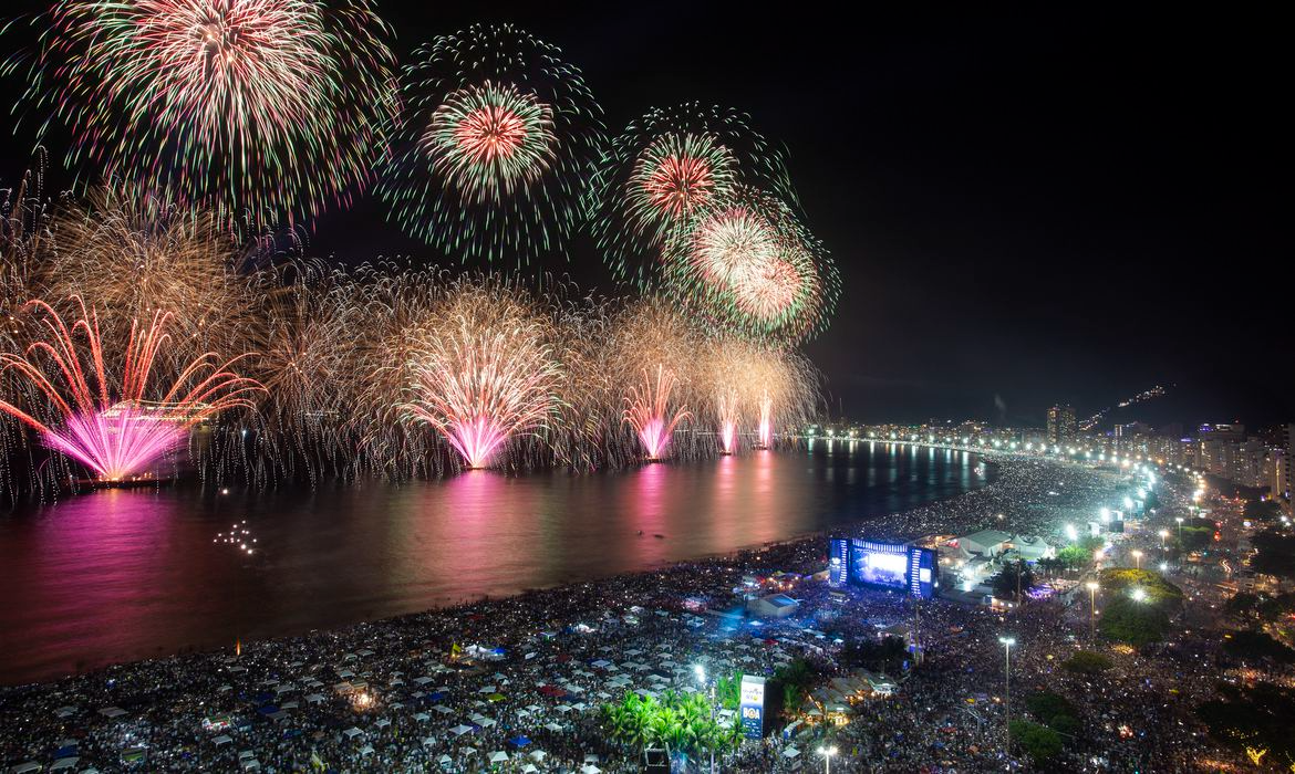 Copacabana terá queima de fogos por 12 minutos no ano novo  Foto: Agência Brasil