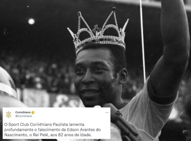 PELÉ MORRE AOS 82 ANOS. OBRIGADO POR TUDO E DESCANSE EM PAZ, REI