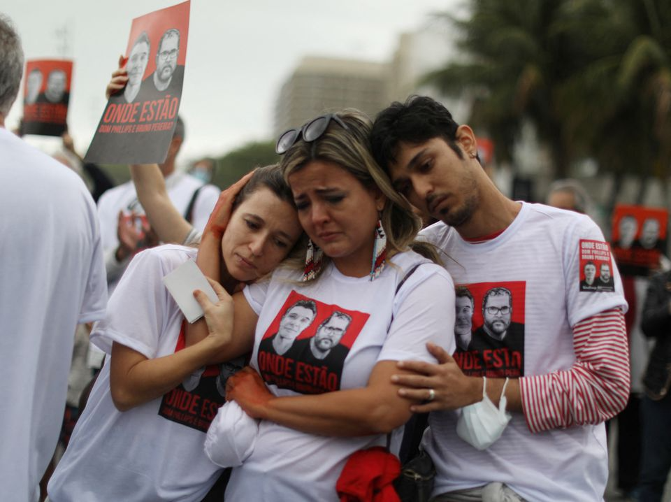 O embaixador brasileiro no Reino Unido pediu desculpas à família de Dom Phillips Reuters