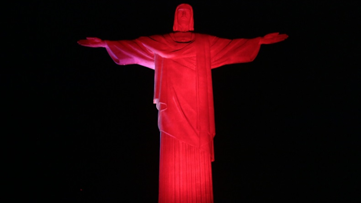 O município do Rio tem 47 mil pessoas vivendo com o HIV Reprodução/Santuário Cristo Redentor