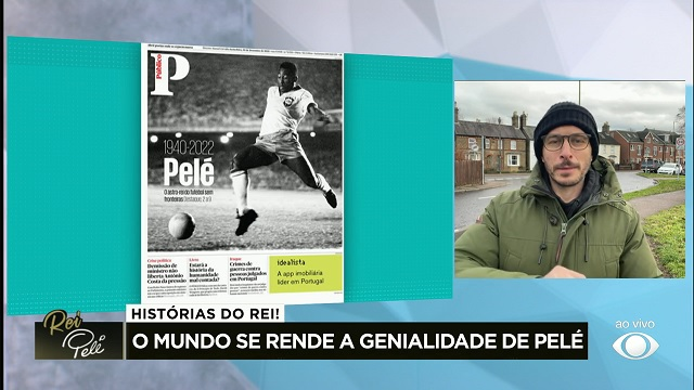 Felipe Kieling fala da repercussão da morte de Pelé na Inglaterra Jogo Aberto