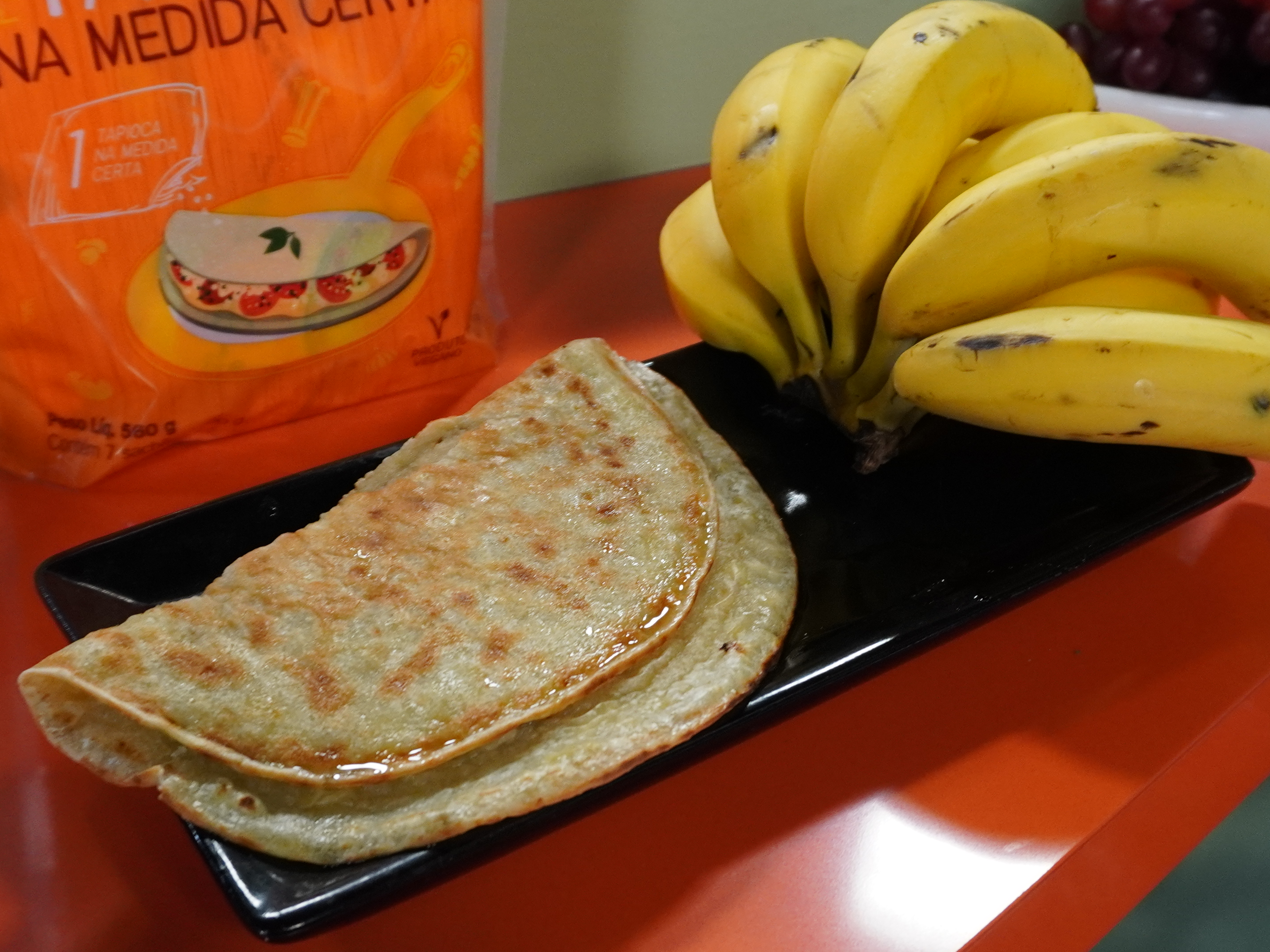 Panqueca de banana com tapioca João Aguilera