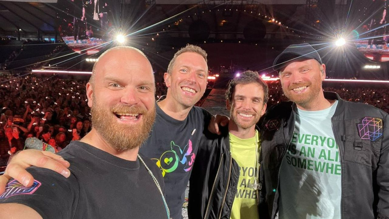 Banda Coldplay Reprodução/Instagram