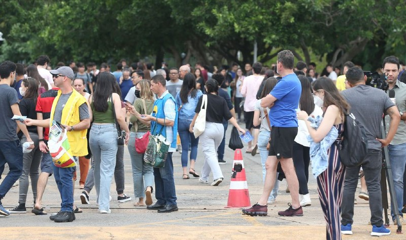 Segundo dia de Enem aborda questões cotidianas e pandemia Valter Campanato/Agência Brasil