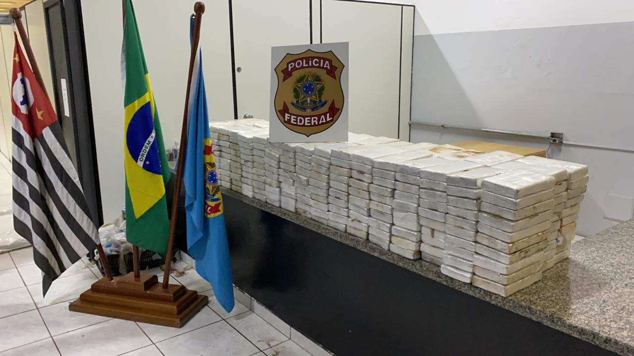 Foram apreendidos 572 Kg de cocaína em dois eventos, nas cidades de Limeira e Pau D’Arco Divulgação