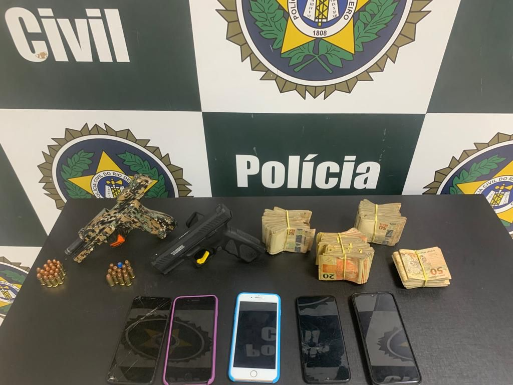 Polícia prende suspeito de chefiar milícia do Terreirão, no Recreio Divulgação/Polícia