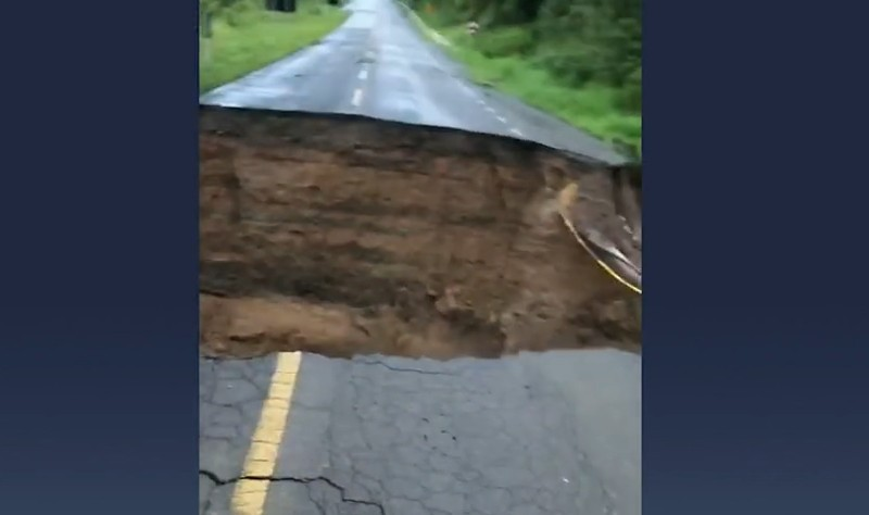 Cratera abre na BR-280 e bloqueia um dos acessos alternativos para Santa  Catarina – CBN Curitiba – A Rádio Que Toca Notícia