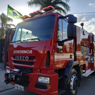 Corpo de Bombeiros constatou o óbito do ciclista  Divulgação