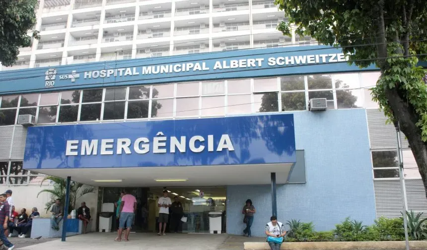 Hospital Albert Schweitzer, em Realengo, Zona Oeste do Rio Reprodução/Prefeitura do Rio