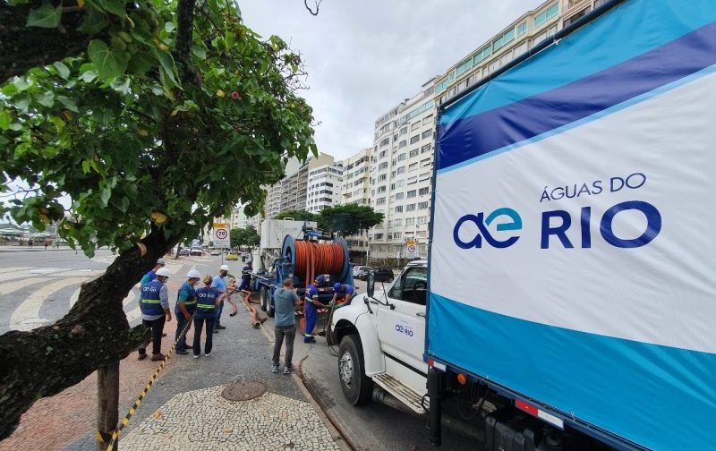 Limpeza deve durar nove meses Divulgação/Águas do Rio