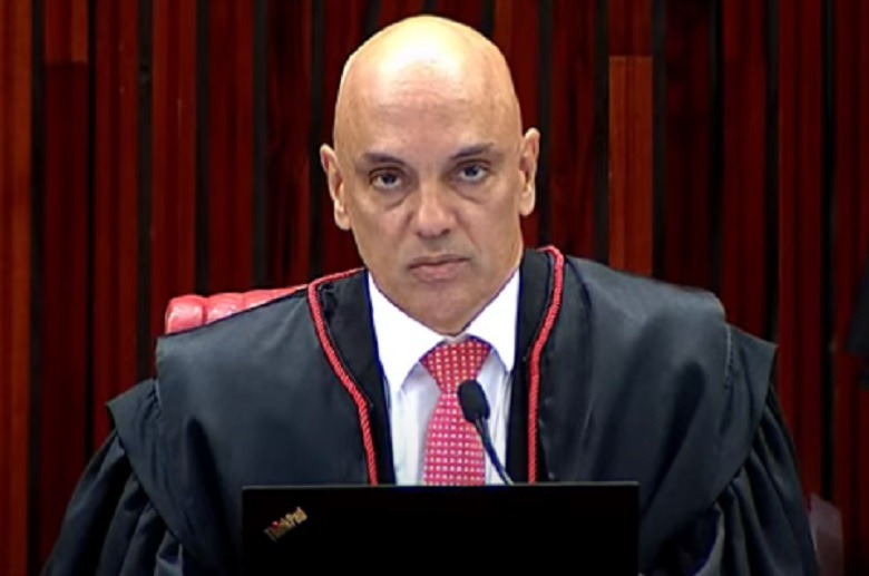 Ministro Alexandre de Moraes Reprodução / TSE