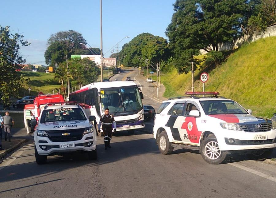 Ciclista morre após ser atropelado por ônibus em Taubaté Divulgação/ Vale Urgente