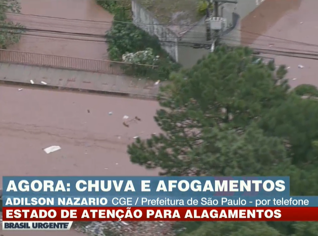 Chuva deixa São Paulo em estágio de atenção Alexandre Bazzan/Portal da Band