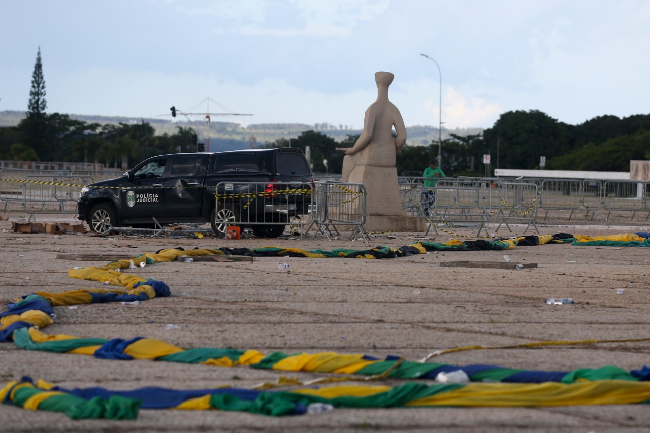 Tribunal inicia mutirão de audiências de custódia de golpistas detidos no DF Foto: Valter Campanato/Agência Brasil