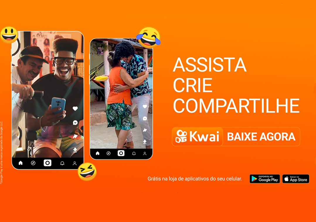 Aplicativo de vídeos curtos, Kwai, lidera o rank de apps