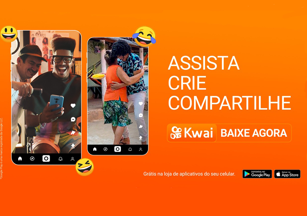 Baixe o Kwai: disponível gratuitamente na loja de aplicativos do seu celular!  Reprodução 