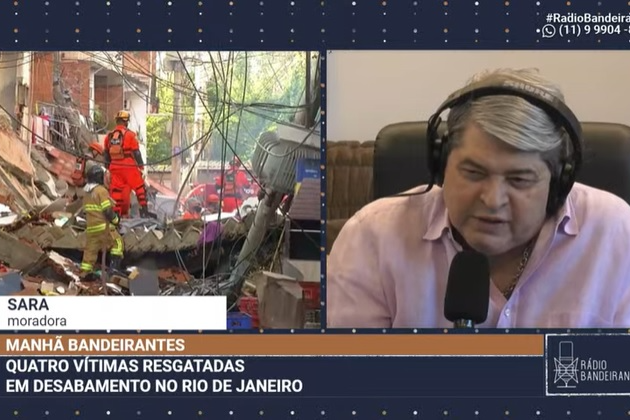 “Tem prédio que está afundando”, diz moradora do Rio das Pedras que paga R$ 400 de aluguel  Reprodução/BandNews TV