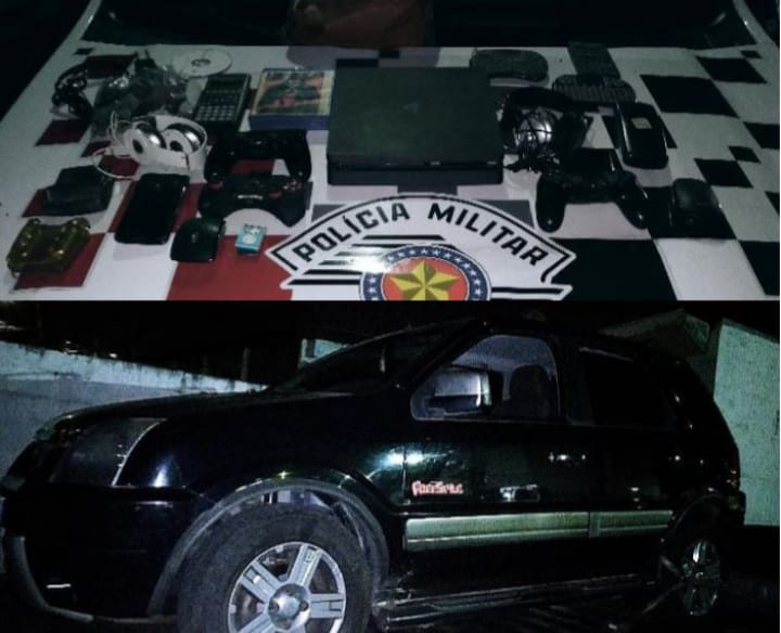 Dupla é presa após roubar casa e levar carro no bairro Santa Lúcia, em São José