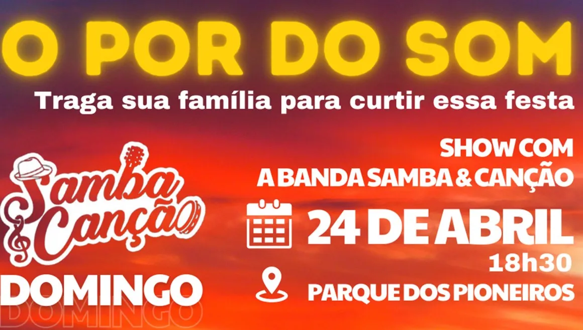 O evento será realizado no domingo (24)