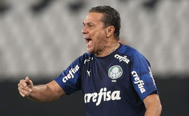 O técnico Luxemburgo no comando de Palmeiras em 2020 Reprodução/Palmeiras