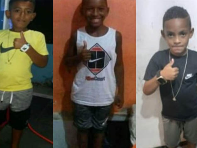 Meninos têm entre 8 e 11 anos Divulgação/FIA