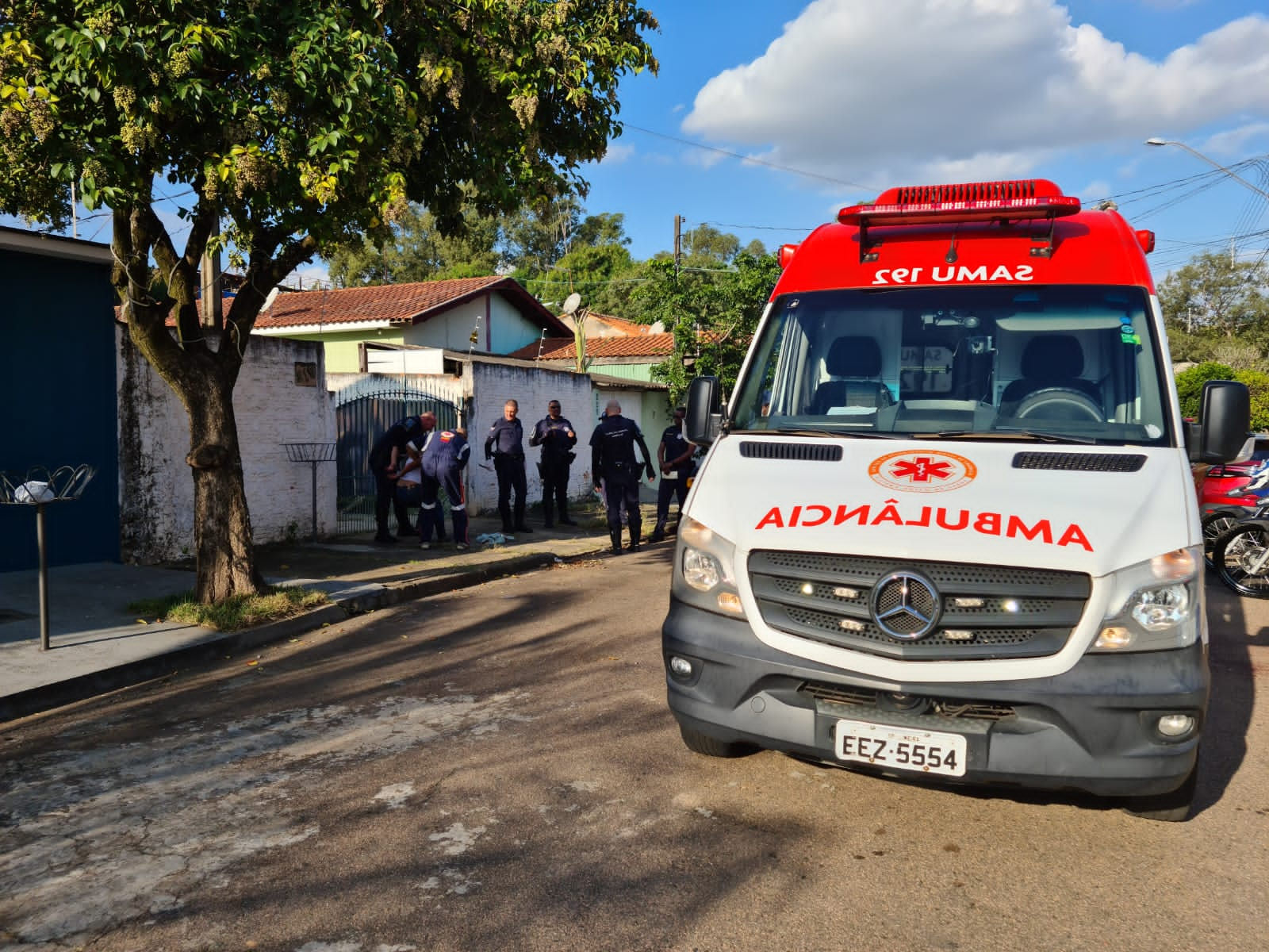 Criança ficou ferida em briga de casal Wagner Morente