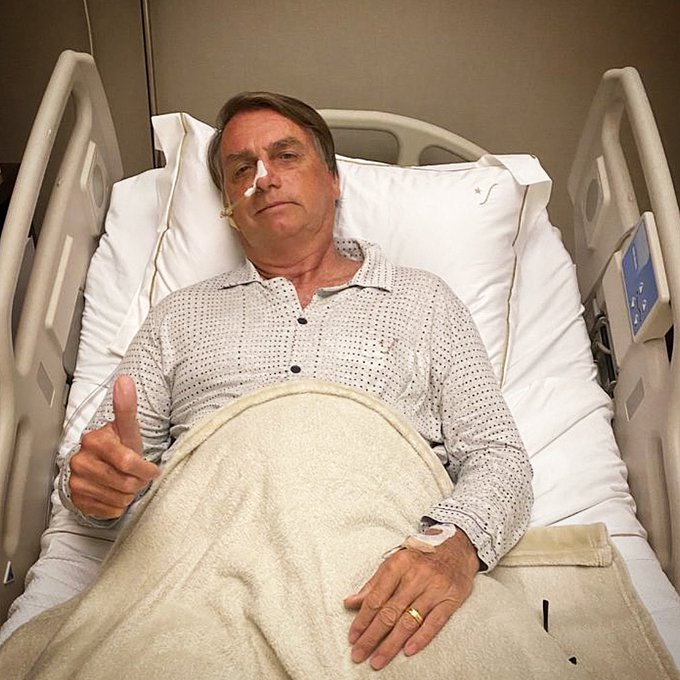 Bolsonaro tem obstrução intestinal e fica internado em SP sem previsão de alta Foto: Reprodução/Redes Sociais