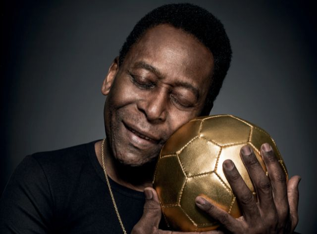 Pelé, o Rei do Futebol. Paulo Vitale/VEJA