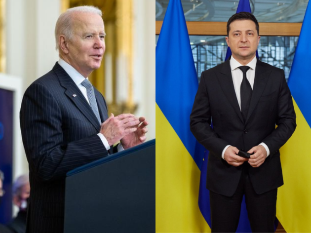 Biden e presidente da Ucrânia se reúnem para discutir situação com a Rússia Foto 1: Reprodução/Foto 2: Reprodução